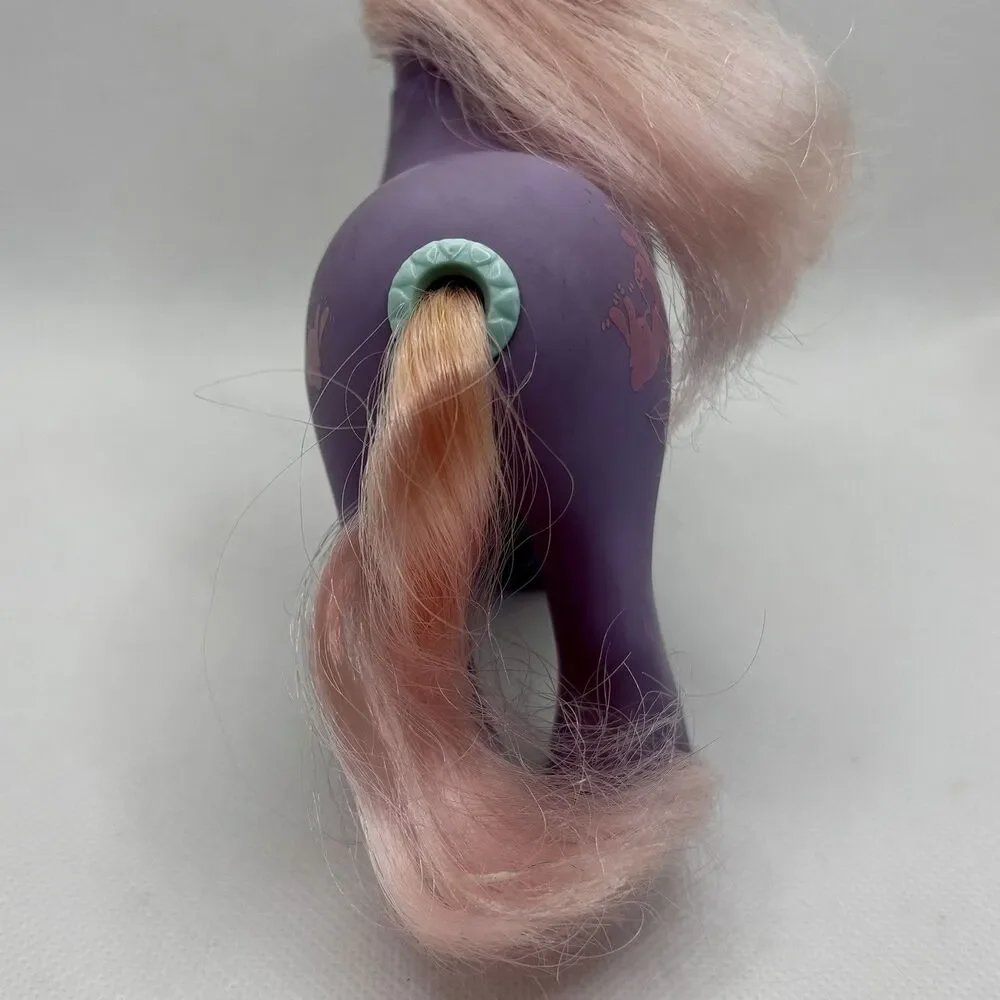 My Little Pony MLP G1 Romper Happy Tails 1984 Hasbro Working Squeezer Tail